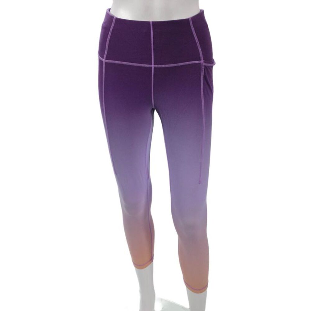 Sweaty Betty Women Cropped Purple Leggings Size 8